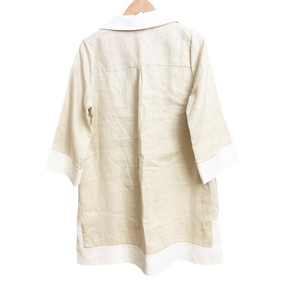 Tuckernuck Collier Linen Button Front Mini Dress - Picture 3 of 7